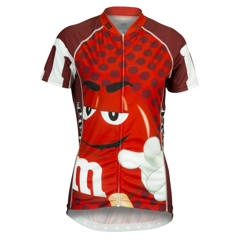 Brainstorm Gear Women's M&M's "Signature" Cycling Jersey Red 2XL 3 Brainstorm Gear Women's M&M's "Signature" Cycling Jersey Red 2XL