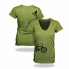 The Triathlete Store Tough Chik Retro Cruiser Women's V-neck Shirt (M, L, XL)