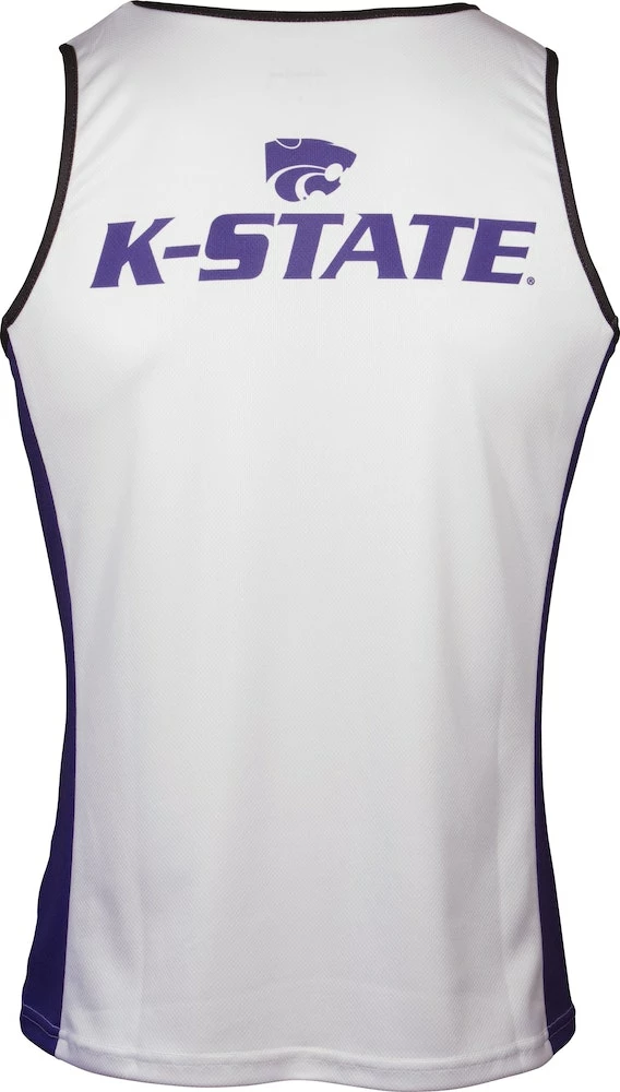 Adrenaline Promotions Kansas State Wildcats Men's RUN/TRI Singlet (XS, S, L, XL) 4 Adrenaline Promotions Kansas State Wildcats Men's RUN/TRI Singlet (XS, S, L, XL) - Image 2
