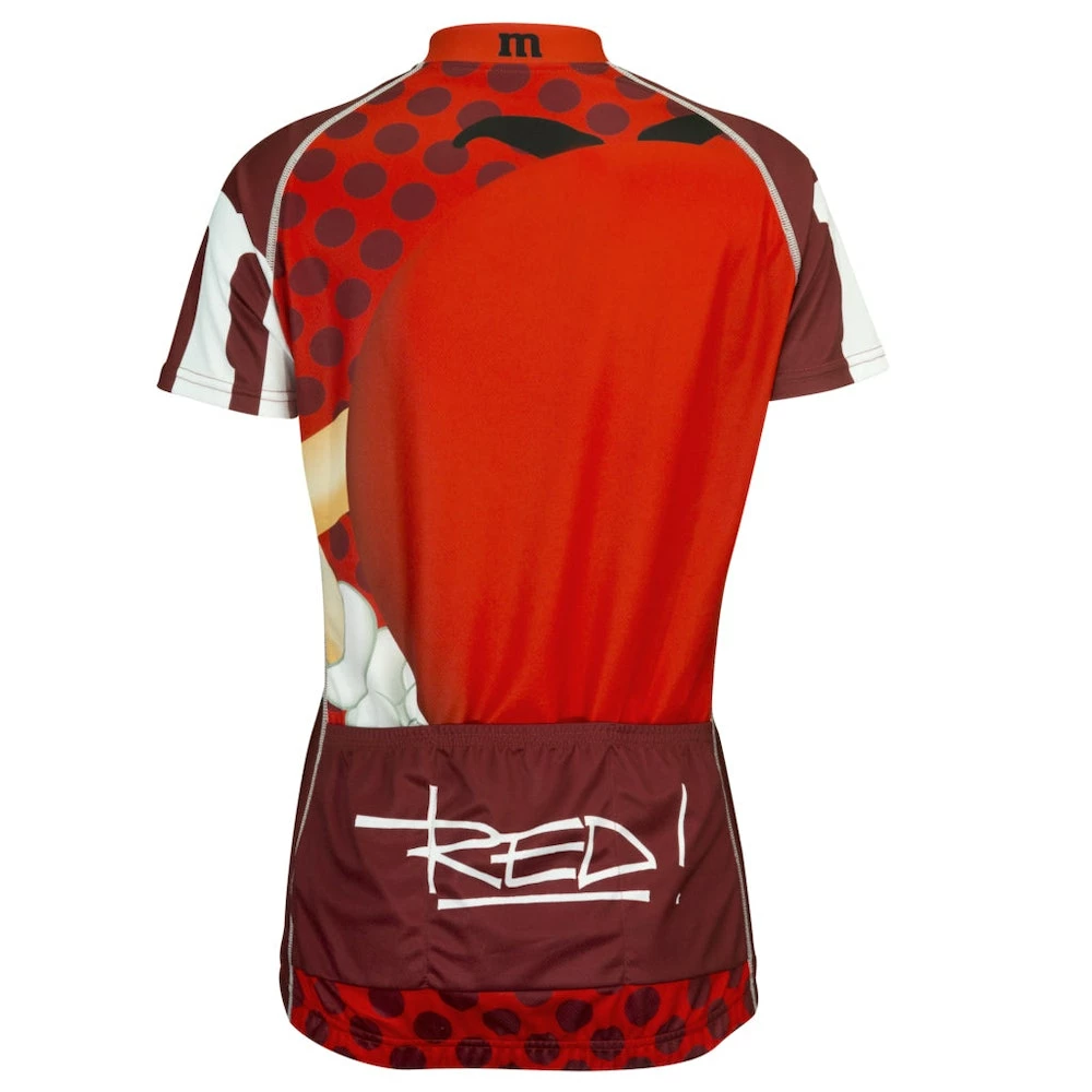 Brainstorm Gear Women's M&M's "Signature" Cycling Jersey Red 2XL 6 Brainstorm Gear Women's M&M's "Signature" Cycling Jersey Red 2XL - Image 4
