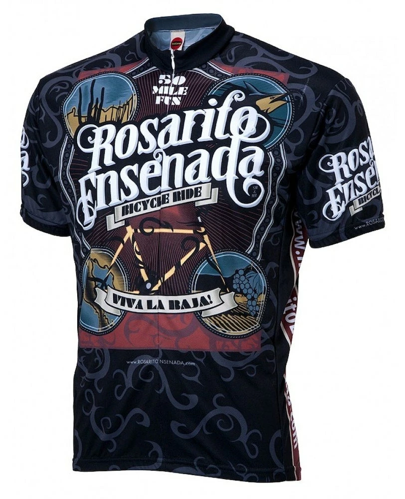 World Jerseys Rosarito Ensenada Viva La Baja Men's Cycling Jersey (S, M, L, XL, 2XL, 3XL) 3 World Jerseys Rosarito Ensenada Viva La Baja Men's Cycling Jersey (S, M, L, XL, 2XL, 3XL)