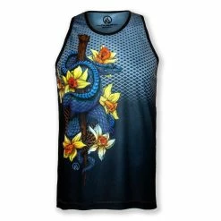INKnBURN Men's Staff & Serpent Singlet (S, M, L, XL, 2XL)