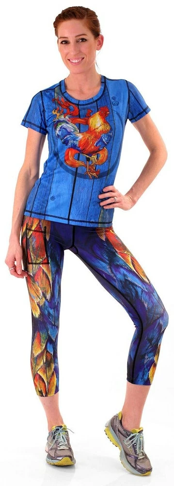 INKnBURN Women's Fire Rooster Tech Shirt (XS) 7 INKnBURN Women's Fire Rooster Tech Shirt (XS) - Image 5