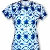 INKnBURN Women's Shibori Tech Shirt (XS, S, M, XL)