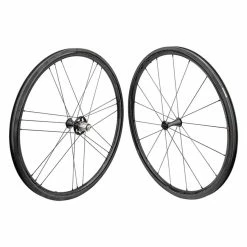 Campagnolo® Campagnolo, Bora WTO 33 Dark, Wheel, Front And Rear, 700C / 622, Holes: F: 18, R: 21, QR, F: 100, R: 130, Rim, Campagnolo, Set