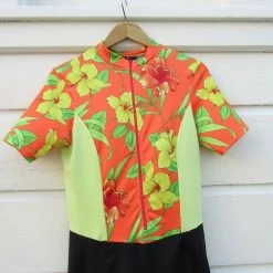 The Triathlete Store Sheila Moon Women's Orange Hibiscus Cycling Jersey (S, L) - 50% OFF! -challenge shop T TWTCdKl8PWuBPWh7DNZu4Ck