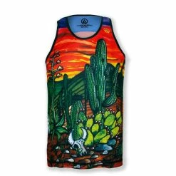 INKnBURN Men's Desert Sunset Singlet (L, XL, 2XL)