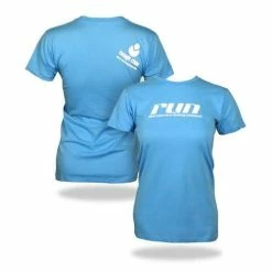 The Triathlete Store Tough Chik "Run Like You Are Being Chased" - Short Sleeve Tee Shirt X-Large