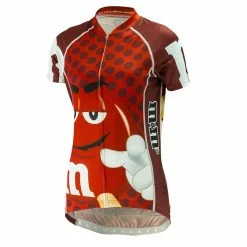 Brainstorm M&M's Signature Women's Cycling Jersey - Red - Small - 50% OFF!