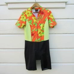 The Triathlete Store Sheila Moon Women's Orange Hibiscus Cycling Jersey (S, L) - 50% OFF! -challenge shop WvlNyohFNMiNO OvKCR8vV5A8