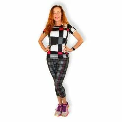 INKnBURN Women's Dynamic Plaid Tech Shirt (2XL) -challenge shop WzdSFDuc0IR8i7ybQWo0k06XY