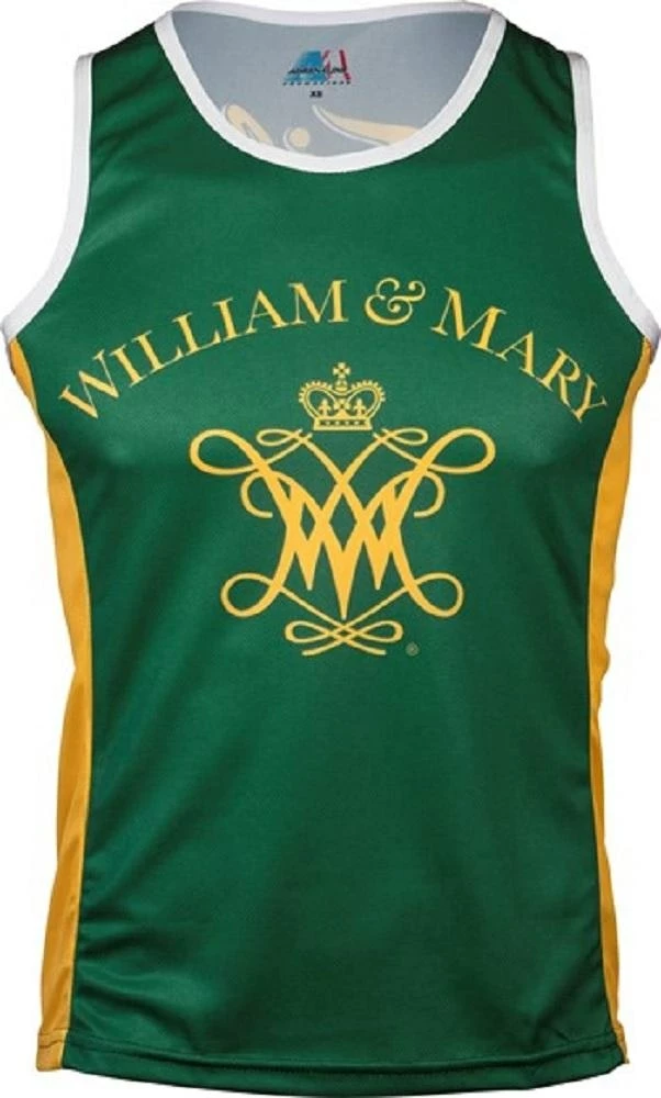 Adrenaline Promotions William & Mary Tribe Men's RUN/TRI Singlet (XS, S, M, L, 2XL, 3XL) 3 Adrenaline Promotions William & Mary Tribe Men's RUN/TRI Singlet (XS, S, M, L, 2XL, 3XL)