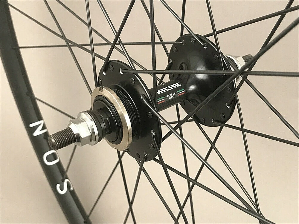 H Plus Son Archetype Black Rims Miche Hubs Single Speed Wheels 6 H Plus Son Archetype Black Rims Miche Hubs Single Speed Wheels - Image 4