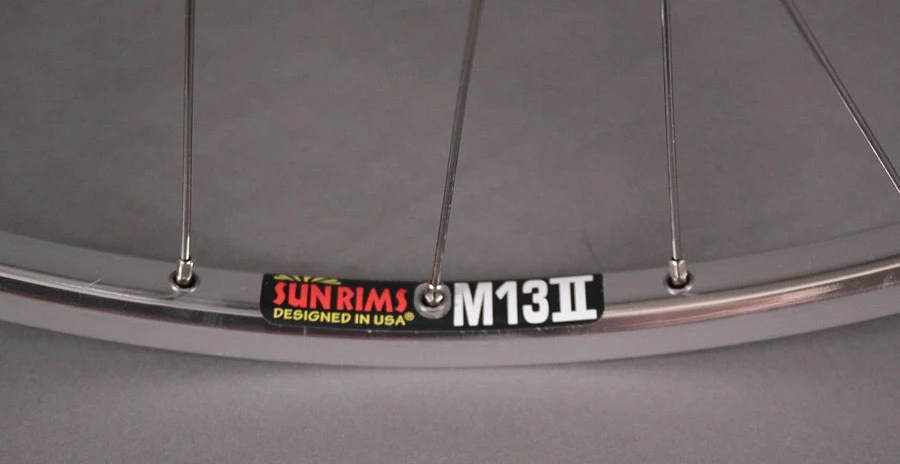 Sun Rims Sun M13 Silver Track Bike Fixed Gear Singlespeed Wheels Wheelset 32h DT Spokes 4 Sun Rims Sun M13 Silver Track Bike Fixed Gear Singlespeed Wheels Wheelset 32h DT Spokes - Image 2