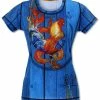 INKnBURN Women's Fire Rooster Tech Shirt (XS)