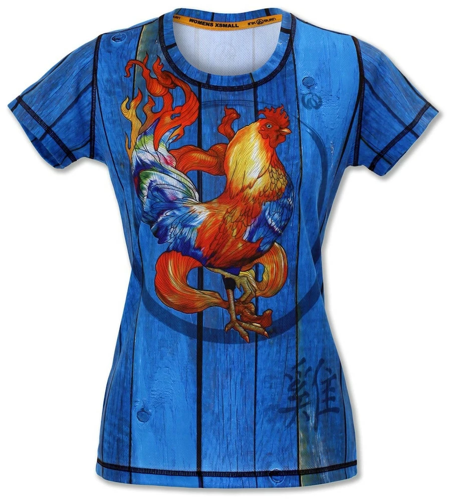 INKnBURN Women's Fire Rooster Tech Shirt (XS) 3 INKnBURN Women's Fire Rooster Tech Shirt (XS)