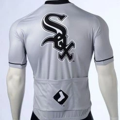 The Triathlete Store VOMAX MLB Chicago White Sox Men's Cycling Jersey, Silver, 4XL -challenge shop YU7A7bN3GJ5dmuGnCzSOOow2Q