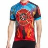 World Jerseys American Firefighter Cycling Jersey