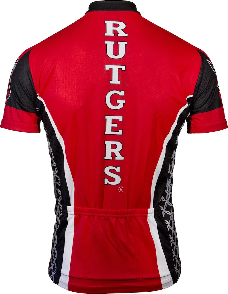 Adrenaline Promotions Rutgers Scarlet Knights Men's Cycling Jersey (S, M, L, XL, 2XL, 3XL) 4 Adrenaline Promotions Rutgers Scarlet Knights Men's Cycling Jersey (S, M, L, XL, 2XL, 3XL) - Image 2