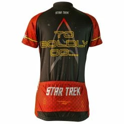 Brainstorm Star Trek Women's Engineering Red Cycling Jersey (S, M, L, XL) -challenge shop cFAr6q685riPox1tKNr3VQd0w