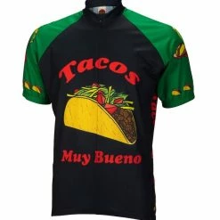 World Jerseys Taco Tuesday Men's Cycling Jersey (S, M, L, XL, 2XL, 3XL)
