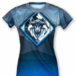 INKnBURN Women's Wolf Tech Shirt (XS, S, M, XL, 2XL)