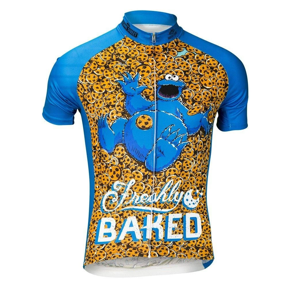 Brainstorm Sesame Street Cookie Monster Freshly Baked Men's Cycling Jersey (S, 3XL) 3 Brainstorm Sesame Street Cookie Monster Freshly Baked Men's Cycling Jersey (S, 3XL)