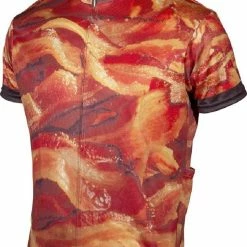 It's In My Heart Bacon "Powered By Pork" Men's Cycling Jersey (Large)