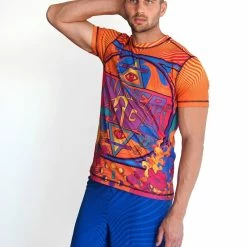 INKnBURN Men's Runner's High Tech Shirt (L, 2XL) -challenge shop eF81HDi5IkeIur6pwx3gxtFXQ