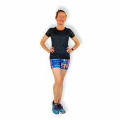 INKnBURN Women's Concentric Circles Tech Shirt (XS, S, M, L, XL, 2XL) -challenge shop eOnIJAb8lcZQex rE429NSbD8