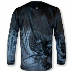 INKnBURN Men's Staff And Serpent Long Sleeve Tech Shirt (S, M) -challenge shop ebblkvIgIg0ghecSBwokX6LX0