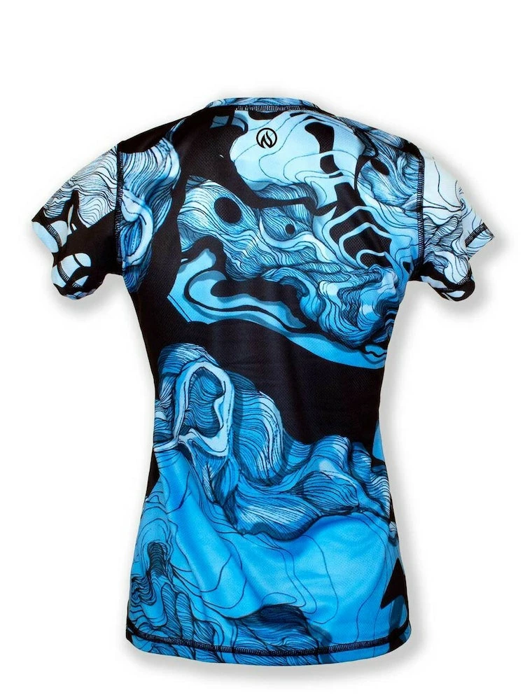 INKnBURN Women's Our Lady Of The Mask Tech Shirt (XS, L) 4 INKnBURN Women's Our Lady Of The Mask Tech Shirt (XS, L) - Image 2