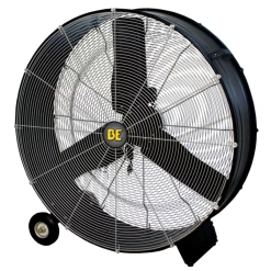 BE FD36 - 36" Drum Fan 3 Blade 423 Watts 2 Speed 0.33 HP