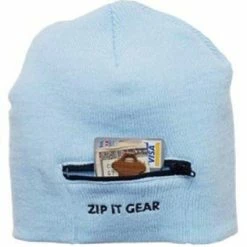 Zip It Gear Beanie Cap With A Zippered Pocket -challenge shop gLW5cFH5UOzrZjgBp11CyKLM0