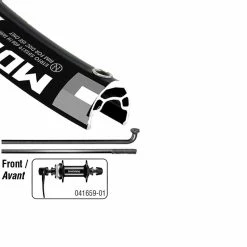 Other Wheel Shop, Alex MD19/ Shimano MT200 27.5'', Wheel, Front, 27.5'' / 584, Holes: 32, QR, 100mm, Disc Center Lock