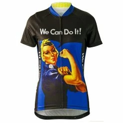 Brainstorm Rosie The Riveter Women's Cycling Jersey (S, M, XL, 2XL) -challenge shop gzk8kA52pQUjAnN ggaIrMcIk