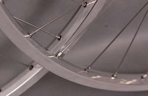 Sun Rims New Sun CR18 27" Silver Road Bike Wheelset Freewheel 126mm 5 6 7 Speed Freewheel 4 Sun Rims New Sun CR18 27" Silver Road Bike Wheelset Freewheel 126mm 5 6 7 Speed Freewheel - Image 2