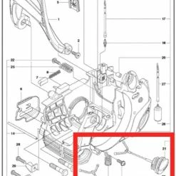 Husqvarna Fuel Oil Cap For 240 235 Chainsaws 545070801 -challenge shop husqvarana 545070801 pts. dia. 1 3