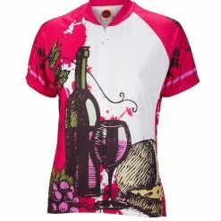 World Jerseys Wine Time Women's Cycling Jersey (S, M, L, XL)