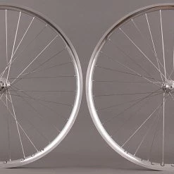 Custom Built Custom Hand Built H Plus Son Archetype Silver Rims Chris King R45 Hubs Road Bike Wheelset Sapim CX