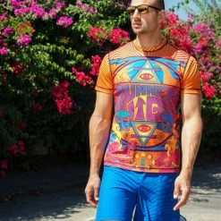 INKnBURN Men's Runner's High Tech Shirt (L, 2XL) -challenge shop iXF7YGMUWg 9AVeltZ Z7SKQQ