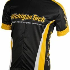Adrenaline Promotions Michigan Tech Huskies Men's Cycling Jersey (S, M, L, XL, 2XL, 3XL)
