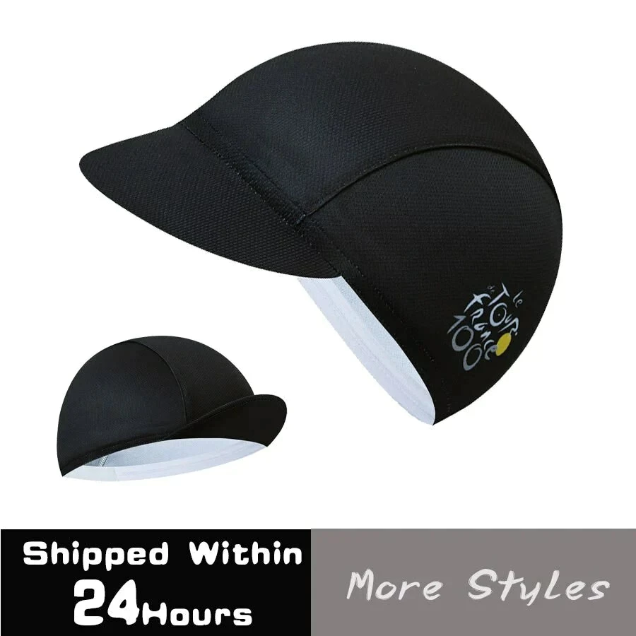 The Triathlete Store Tour De France Cycling Cap - Black 4 The Triathlete Store Tour De France Cycling Cap - Black - Image 2