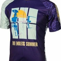 Adrenaline Promotions Endless Summer Men's Cycling Jersey, Blue (S, M, L, XL, 2XL)