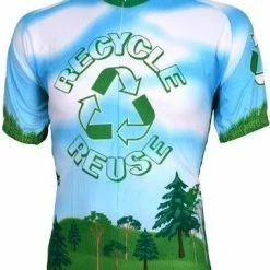 World Jerseys Recycle Reuse Men's Cycling Jersey (S, M)