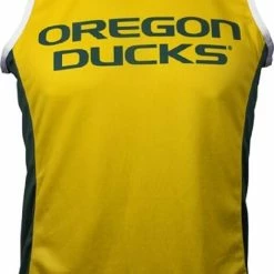 Adrenaline Promotions Oregon Ducks Men's RUN/TRI Singlet Yellow (2XL, 3XL)