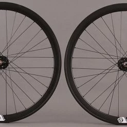 Origin-8 Fixed Gear Track Bike Wheelset 42mm Deep Aero Rims Formula Fx/Fx Hub All Black