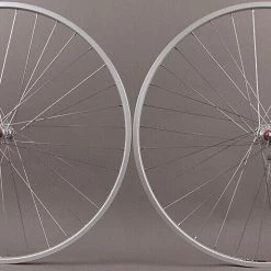 Sun Rims Sun CR18 700 Silver Wheelset 36 H 126mm 5 6 7 Speed Freewheel Fit Vintage Bike