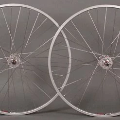 Sun Rims Sun CR18 Silver Track Bike Fixed Gear Singlespeed Wheels Wheelset 32h DT 2.0