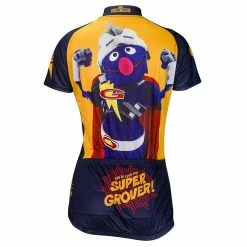 Brainstorm Sesame Street Super Grover Women's Cycling Jersey (S, XL, 2XL) -challenge shop pi9Z4JINHQRE1qApByyY0O Gs